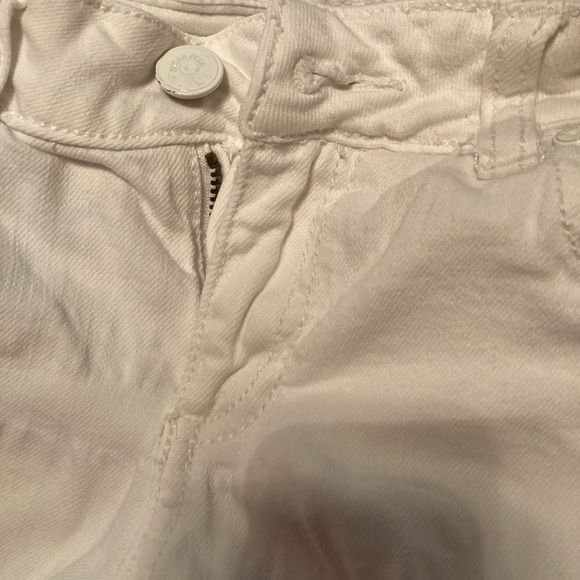 Size 9/23 cropped Women’s white (adore your denim SPJ)  distressed jeans Frayed - Picture 4 of 9